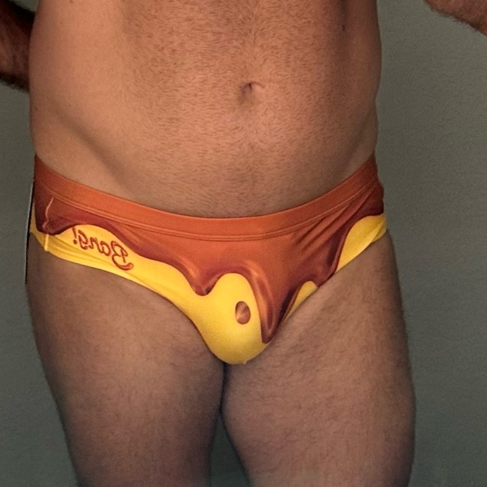 Bang! Miami Print Swim Briefs L - NWT